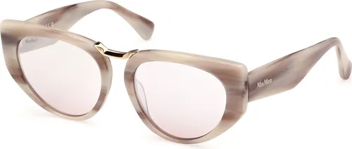 MaxMara MM0093 60G beige horn 54/18/140 Damen Sonnenbrillen