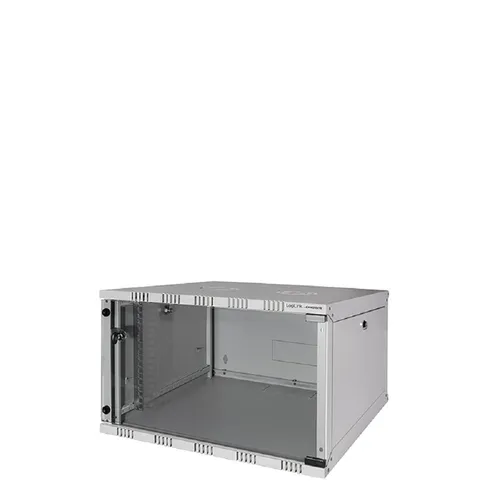 LogiLink 19" SOHO Wandschrank 6HE - unmontiert - Rackmontage-Schränke & -Rahmen, platzsparend und ideal für die Organisation von Netzwerkgeräten in kleinen Büros.