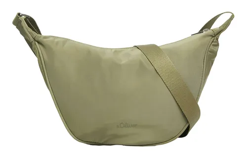 s.Oliver Umhängetasche Crossbody Bag in Sage Green - Stylische Umhängetasche aus 100% Polyester, mit verstellbarem Schulterriemen und praktischem Zipper-Verschluss. Ideal für den Alltag und Freizeit.