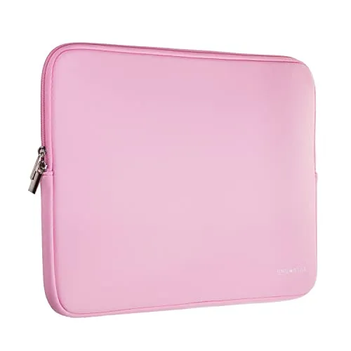 König Design Laptoptasche Laptophülle 15 Zoll stoßfeste Notebooktasche Laptop Schutzhülle Notebook Sleeve Hülle PC Laptop Schutztasche Rosa
