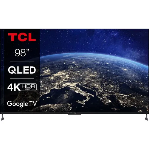 TCL C73 Series 98C735 Fernseher - 98 Zoll 4K Ultra HD Smart-TV - Fernseher mit 2,49 m Bildschirmdiagonale, Dolby Vision IQ und Google TV für ein beeindruckendes Fernseherlebnis und zahlreiche Streaming-Optionen.