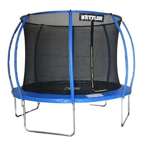 Kettler Outdoor-Trampolin "Jump 305" - Blau, 305 cm - Trampolin für Garten und Outdoor, mit Sicherheitsnetz für unbeschwerten Sprungspaß und ideal für die ganze Familie.