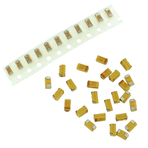 50x Tantal Kondensator SMD A 1µF 20V 125°C 3,2x1,6mm AVX TAJA105M020R 1uF