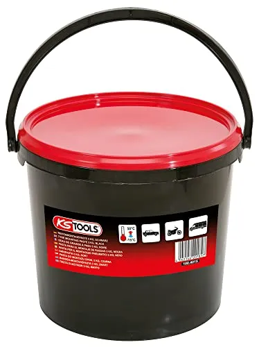 KS Tools Reifenmontagepaste 5 kg, schwarz, 100.4015 - Reifenmontagepaste für eine einfache und schnelle Montage von Reifen, ideal für Werkstätten und Hobbymechaniker.