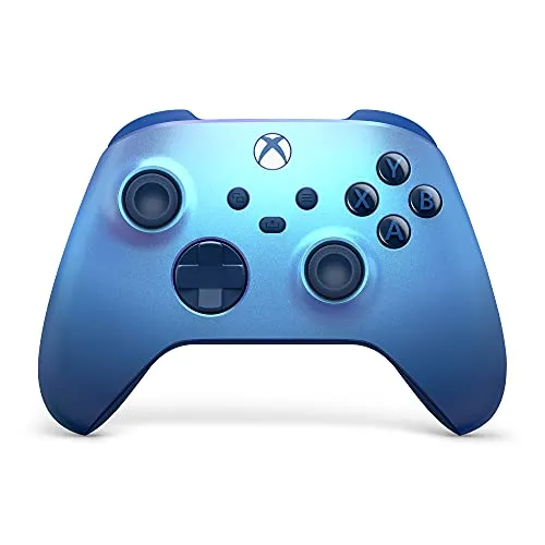 Xbox Wireless Controller Aqua Shift - Controller für Xbox Series X & S mit modernem Design und komfortabler Geometrie. Passt sich Ihren Bedürfnissen an und ermöglicht drahtloses Gaming auf verschiedenen Geräten.