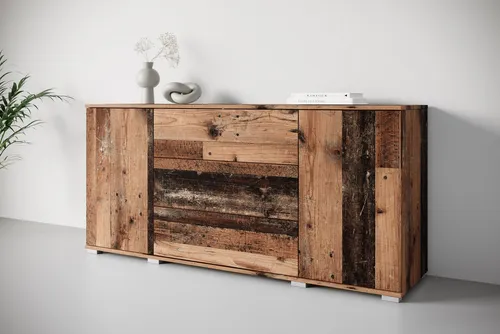 OTTO home Sideboard Kenia, modernes 3-Schubladen Sideboard für Schlafzimmer/Wohnzimmer - Stylisches Sideboard »Kenia« mit 3 Schubladen und 4 Fächern für zusätzlichen Stauraum. Der praktische Push-to-open-Beschlag ermöglicht ein einfaches Öffnen ohne Griffe. Robuste Bauweise für den täglichen Einsatz.