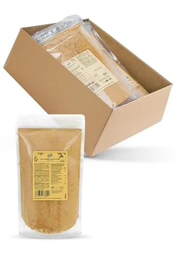 KoRo Hagebutten Pulver 4 x 500 g - NATURBELASSEN: 100% reines Hagebuttenpulver ohne Zusätze. VIELSEITIG: Ideal für Smoothies, Säfte und Müsli. PRAKTISCH: In Vorteilspackungen für deinen Vorrat, perfekt für vegane und vegetarische Ernährung.
