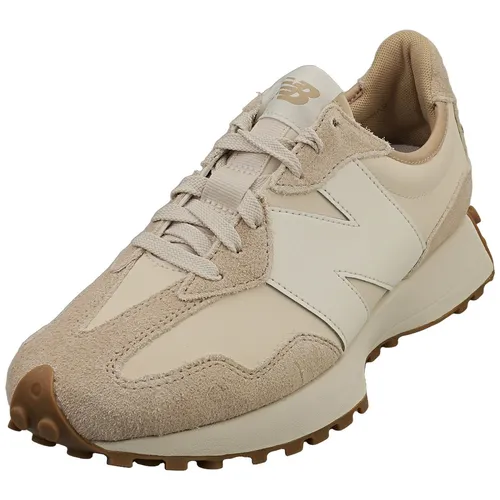 New Balance Herren Sneaker 327 Beige - 44 EU - Sneaker für Herren in Beige, Modell 327, mit hochwertigem Textil- und Wildleder-Obermaterial für optimalen Komfort und Stil. Ideal für den Alltag und Berufskleidung.