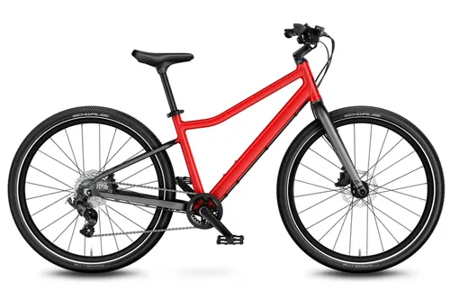 woom EXPLORE 5 Kinderfahrrad 24" in woom red - Kinderfahrrad 24", besonders leicht und ergonomisch für optimalen Fahrkomfort und Sicherheit, ideal für aktive Kinder.