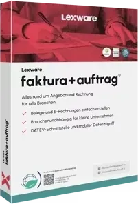 Lexware faktura+auftrag 2026 - 1 Jahr Abo für 1 Benutzer - Auftragsverwaltungssoftware für Windows, ideal für Neukunden mit automatischer Verlängerung und einfacher Handhabung