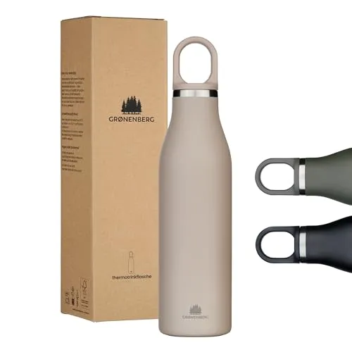 Groenenberg Edelstahl Trinkflasche 500ml/750ml – 100% Auslaufsicher & Isoliert - Die Groenenberg Trinkflasche ist dein perfekter Begleiter für Sport und Alltag. Mit doppelwandiger Isolierung hält sie Getränke bis zu 12 Stunden kalt oder 8 Stunden heiß. Auslaufsicher und BPA-frei – für unbeschwerten Genuss!