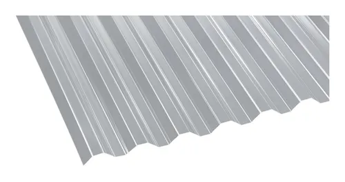 Einsteiger Acryl Profilplatte Glatt Trapez 76/18 - Klar - Acrylplatte in klarer Ausführung, ideal für kreative DIY-Projekte und wetterfeste Anwendungen, Maße: 1045 x 2000 x 1,5 mm.