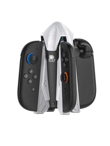 Rocket Dock LED Charger for JoyCon 2 - Nintendo Switch 2 - Gaming-Zubehör mit einfachem Laden für bis zu vier JoyCon 2 Controller gleichzeitig. Magnetisches Docking, siebenfarbige LED-Beleuchtung und Überladeschutz sorgen für Stil und Sicherheit.