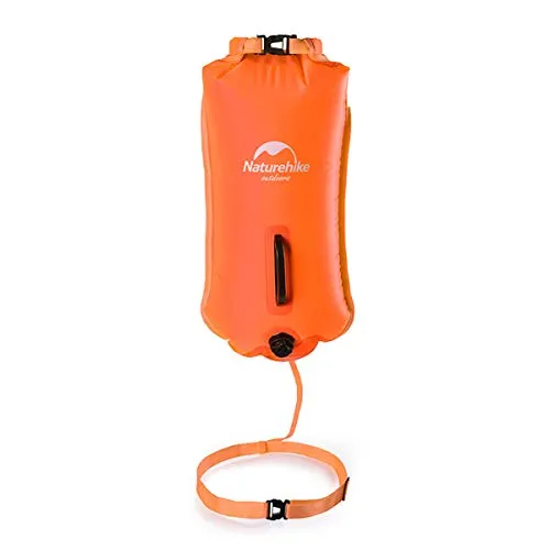 Naturehike 18L Schwimmboje mit zwei Airbags - Wasserdichte Strandtasche mit doppeltem Auftrieb, ideal für Schwimmer und Outdoor-Aktivitäten. Robustes Nylonmaterial sorgt für Sicherheit und Trockenheit Ihrer Gegenstände.