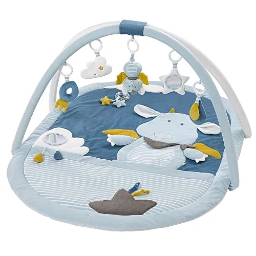 Fehn Spielbogen Little Castle - Spielbogen mit 3-D-Activity-Decke, ideal für Babys ab Geburt. Inklusive 5 abnehmbaren Figuren und verschiedenen Geräuschen für vielseitigen Spielspaß.