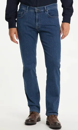 Pioneer Jeans Rando MegaFlex 16801 6821 mittelblau W44/L38 - Herrenjeans mit bequemem Stretch und klassischem five-pocket Design. Ideal für den Alltag, gefertigt aus hochwertigem Baumwoll-Mix für besten Tragekomfort.