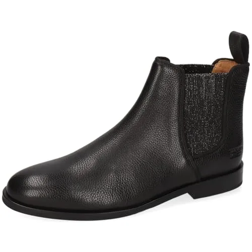 Melvin & Hamilton Susan 70 Stiefelette schwarz 39 EU - Modische knöchelhohe Stiefelette aus hochwertigem Kuhleder mit komfortablem Plateauabsatz, ideal für stilvolle Wanderungen oder den Alltag.