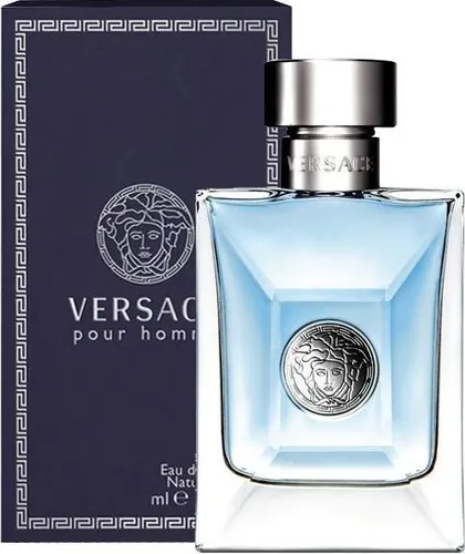 Versace Homme Gift Set: Pour Homme edt + Dylan Blue edt - Männerparfum – Frisches Duo-Set mit langanhaltendem Duft, vereint Wassertöne, Bergamotte und verführerische Akzente von Weihrauch und Moschus.