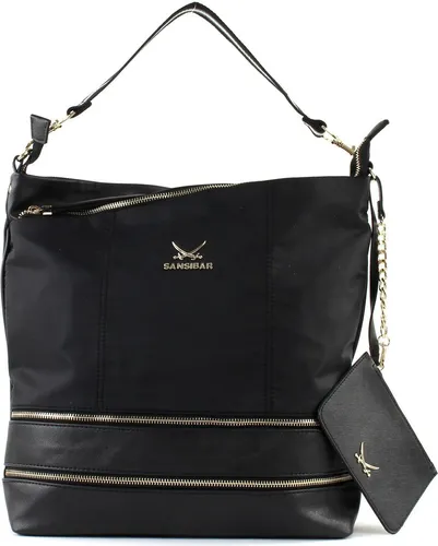 Sansibar Schultertasche 31 cm - Damen-Schultertaschen, stilvoll und praktisch für jeden Anlass, bietet Platz für all Ihre Essentials und sorgt für Ordnung.