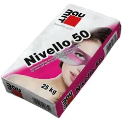Baumit Nivello 50 - 25kg Sack - Hochvergüteter Fließspachtel für planebene Unterböden, emissionsarm und frostbeständig, ideal für alle Bodenbeläge und schnell begehbar nach nur 3 Stunden.