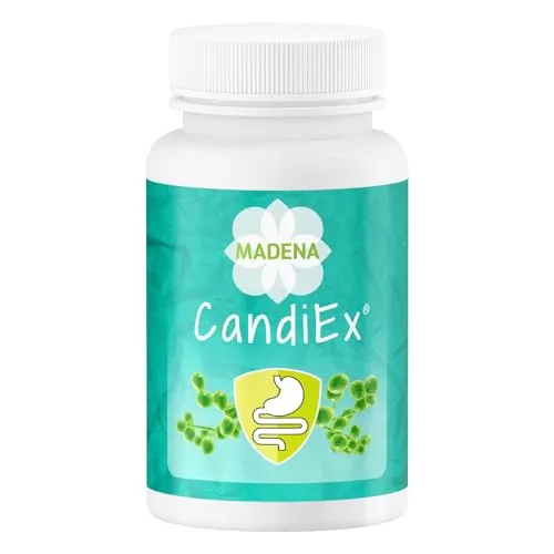 MADENA CandiEx - Probiotika mit 20 Mrd. Laktobazillen - Probiotika Lactobacillus: 9 verschiedene Bakterienstämme für eine gesunde Darmflora, vegan und ohne Zusatzstoffe, ideal bei Überwucherung.