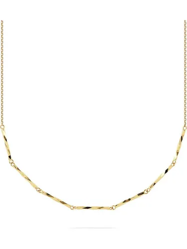 CHRIST Goldkette Damen-Kette, gelbgold - Elegante Damenkette aus 750er Gelbgold - Ketten ohne Anhänger, moderne und polierte Oberfläche, ideal für jeden Anlass und als stilvolles Accessoire.