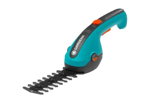 Gardena Set Akku-Gras- und Strauchschere ClassicCut Li - Ergonomisch, leicht und vielseitig, mit hochwertigem Messer und LED-Ladezustandsanzeige