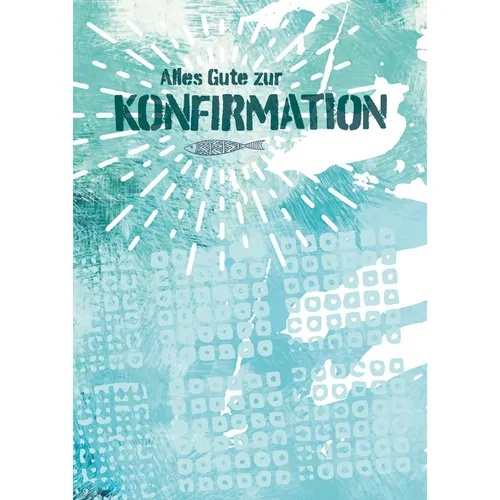 Butzon & Bercker Alles Gute zur Konfirmation (40665775) - Briefpapier für besondere Anlässe, hochwertiges Design, ideal für Einladungen und Glückwünsche zur Konfirmation