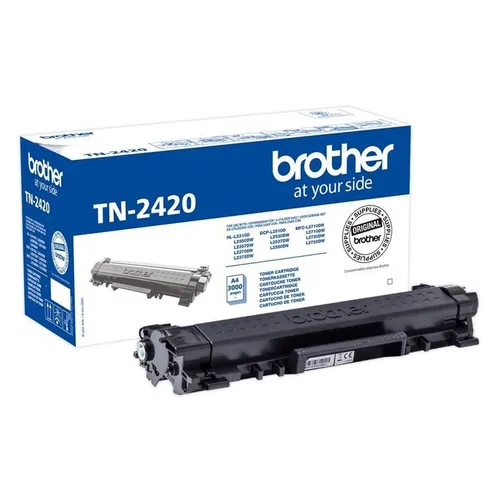 Brother TN-2420 Toner Schwarz - Toner für Brother Drucker, hohe Seitenleistung und gestochen scharfe Druckqualität, ideal für Büros und Heimarbeit