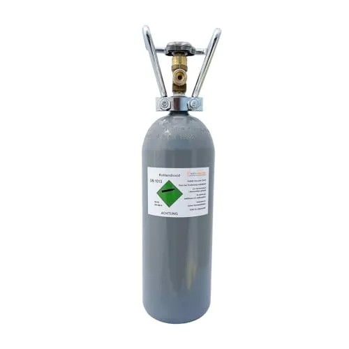 ich-zapfe.de CO2 Flasche 2kg - Lebensmittelechte Aluminium Gasflasche für Zapfanlage und Aquarium - Wassersprudler: Ideal für Zapfanlagen und Aquarien, sorgt für frisches Bier und optimales Pflanzenwachstum. Lebensmittelecht, wiederbefüllbar und aus robustem Aluminium für lange Freude.