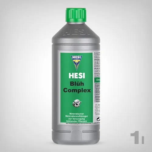 HESI Blüh-Complex 1L Blütedünger Erde - Prächtige Blüten, pH-Korrektor für Grow