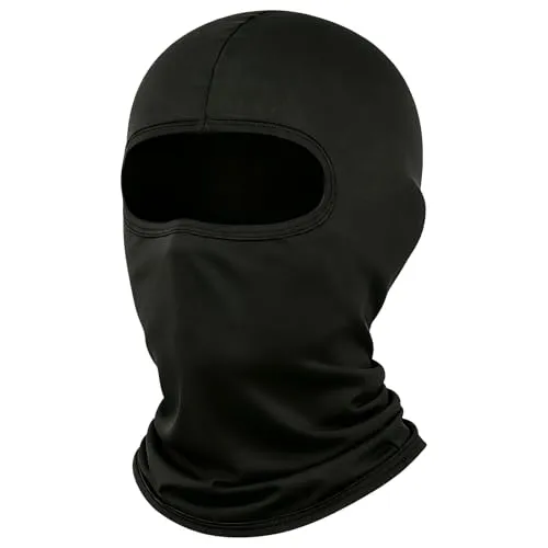 LONGKING Sturmhaube,Skimaske,Balaclava für Damen und Herren–UV-Schutz,Winddicht Warm,Motorradfahren,Snowboarden für Radfahren Outdoor Sports,Schwarz
