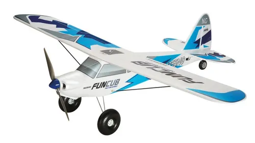 Multiplex RC-Flugzeug FunCub NG blau by MPX - RC-Modellflugzeug für Einsteiger und Fortgeschrittene, mit stabilen Flugeigenschaften und einfacher Handhabung, ideal für spannende Flugabenteuer ab 14 Jahren.