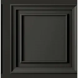 Sublime Vliestapete PANEL, 3D-Optik in Schwarz - Tapeten & Tapezierzubehör, formstabile Vliestapete mit 3D-Optik, ideal für Nassbereiche und leicht zu verarbeiten ohne Einweichzeit.