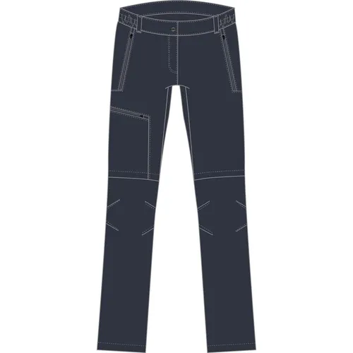 CMP Damen Zip Off Hose (Größe S, grau) - Wanderhosen mit Vier-Wege-Stretch, schnell trocknend und ideal für Wandern und Trekking-Abenteuer.