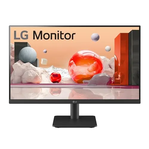 LG 24MS500-B IPS-Monitor 24" - FHD, 100 Hz, Flicker Safe - 24" (60,4 cm) FHD IPS-Monitor mit 100 Hz für ruckelfreies Gaming und Flicker Safe Technologie für augenschonendes Arbeiten. Ideal für Büro, Gaming und Multimedia.