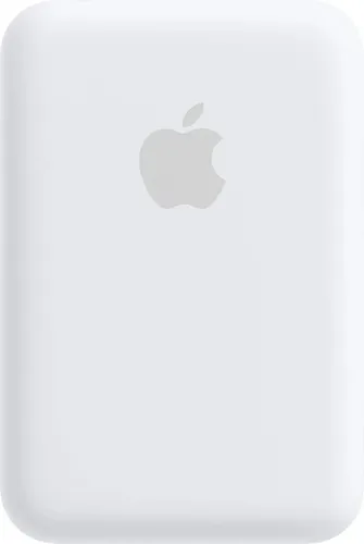 Apple Externe MagSafe Batterie für iPhone 14, iPhone 14 Pro, iPhone 13 - Powerbank in Weiß mit magnetischem kabellosem Ladegerät, ideal für Apple iPhone 12/13/14 Serien, sorgt für müheloses Aufladen unterwegs.
