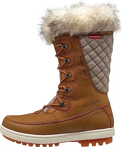 Helly Hansen Garibaldi VL Snowboots Damen - Wasserdichte Winterboots mit Kunstfellfutter, ideal für kalte Tage. Ausgestattet mit HellyGrip Gummilaufsohle für besten Halt und Komfort.