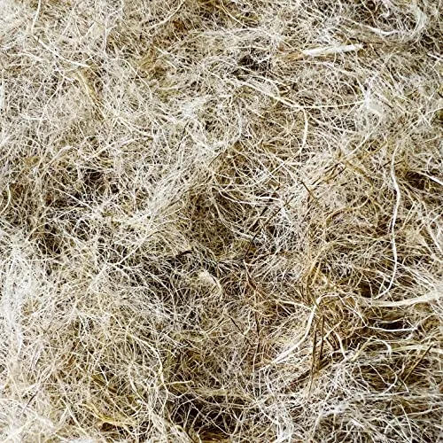 Stopfwolle aus Hanffasern 15kg - Nachhaltiger Dämmstoff - Baumaterial, 100% Hanf, ideal für Schalldämmung und Wärmedämmung, leicht zu verarbeiten ohne Zuschnitt.