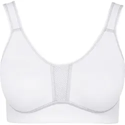 Viania Bügel-BH Sport-BH ohne Bügel in Weiß - Cup C: 75 - Funktionsunterwäsche, ideal für sportliche Aktivitäten, bietet höchsten Tragekomfort ohne Bügel und sorgt für optimale Unterstützung.