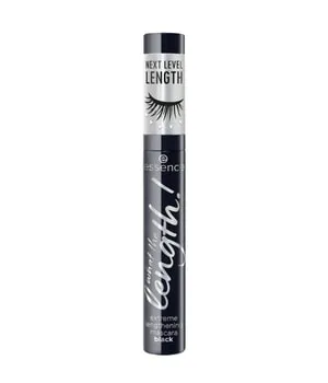essence What The Length! Wimperntusche 01 Black 10 ml - Verlängernde Mascara für Damen, 10 ml. Perfekt für einen intensiven Augenaufschlag mit voluminösen Wimpern. Vegan und alkoholfrei, ideal für den täglichen Einsatz.