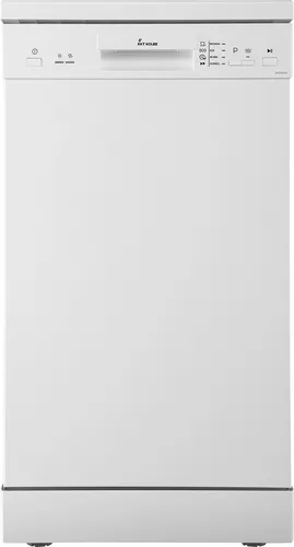 KKT KOLBE DW401W Geschirrspüler | freistehend | 45 cm | Weiß - Effizienter 45 cm Geschirrspüler mit AquaStop, höhenverstellbarem Oberkorb und 4 Spülprogrammen für 9 Maßgedecke – ideal für ressourcenschonende Geschirrreinigung.