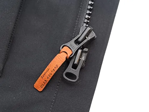 Zipper/Anhänger für Reißverschluss personalisiert | aus Kunstleder | für Kinderjacken, Koffer, Taschen, Rucksack, Schlüssel | 6,5cm lang