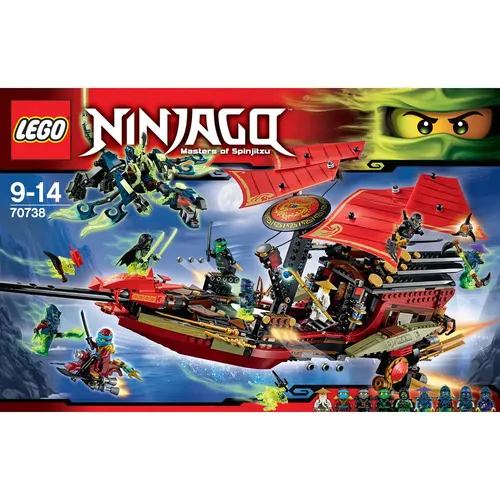 LEGO® Ninjago 70738 – Der letzte Flug des Ninja-Flugseglers - LEGO (R) Komplette Sets & Packs, 1253 Teile für spannende Abenteuer, ideal für Ninjago-Fans von 9-14 Jahren.