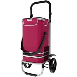 24MOVE® Einkaufstrolley Vehlo – Klappbar mit 55L und Kühlfach - Einkaufstrolley mit 3in1-Funktion: Faltbar, Sackkarre und Tasche. Bis 30kg belastbar, wasserabweisend und ideal für alle Einkäufe.