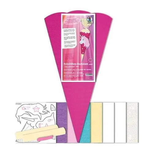 URSUS Bastelschultüte Mini Einhorn, 41 cm