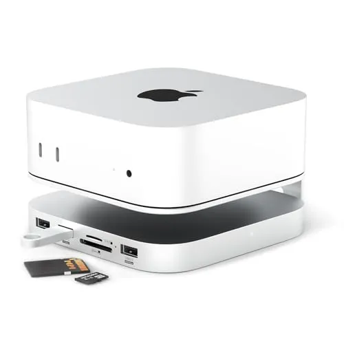 iMounts Mac mini M4 Dockingstation mit SSD - Weiteres Notebook-Zubehör mit erweiterbarem Speicher bis 8TB, HDMI 4K@60Hz und mehreren USB 3.1 Anschlüssen für optimale Konnektivität und Leistung.