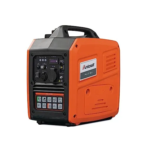 Unicraft 6707121 Inverter-Stromerzeuger PG-I 21 SR-S - Stromaggregate mit reiner Sinuswelle, ideal für empfindliche Elektronik wie PCs. Tragbares Modell mit moderner Invertertechnik für konstante Leistung.