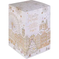 Accentra Winter Magic Advent Calendar - Adventskalender mit 24 Überraschungen für Winterpflege und Entspannung. Enthält Duschgel, Badebomben und Duftkerzen für ein verwöhnendes Erlebnis in der kalten Jahreszeit.