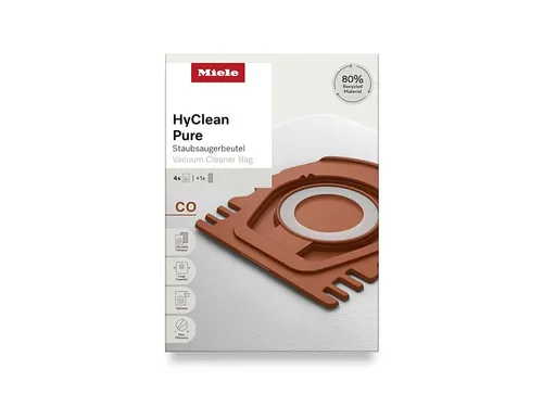 Miele HyClean Pure CO Staubbeutel - Hochwertige Staubbeutel für Miele Staubsauger, mit innovativer Filtertechnologie für optimale Luftqualität und effektive Staubaufnahme.